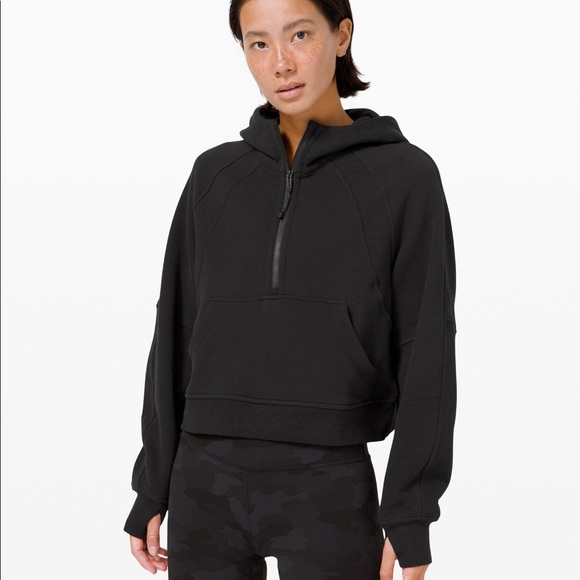 lululemon athletica Tops - Lululemon Scuba Oversized 1/2 Zip Hoodie